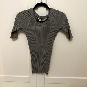 Athleta Grey Stretch Sweater